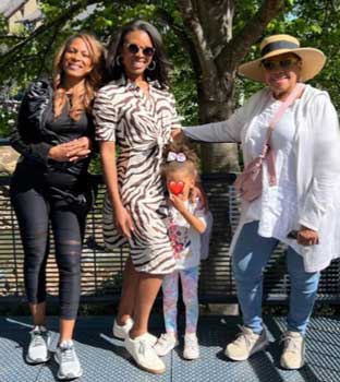 Jenne Claiborne with her family