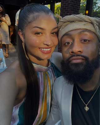 Maya Prosser with her husband