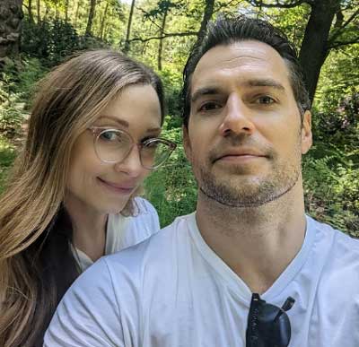 Henry Cavill with his girlfriend Natalie Viscuso