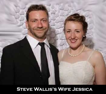 Steve Wallis with his wife